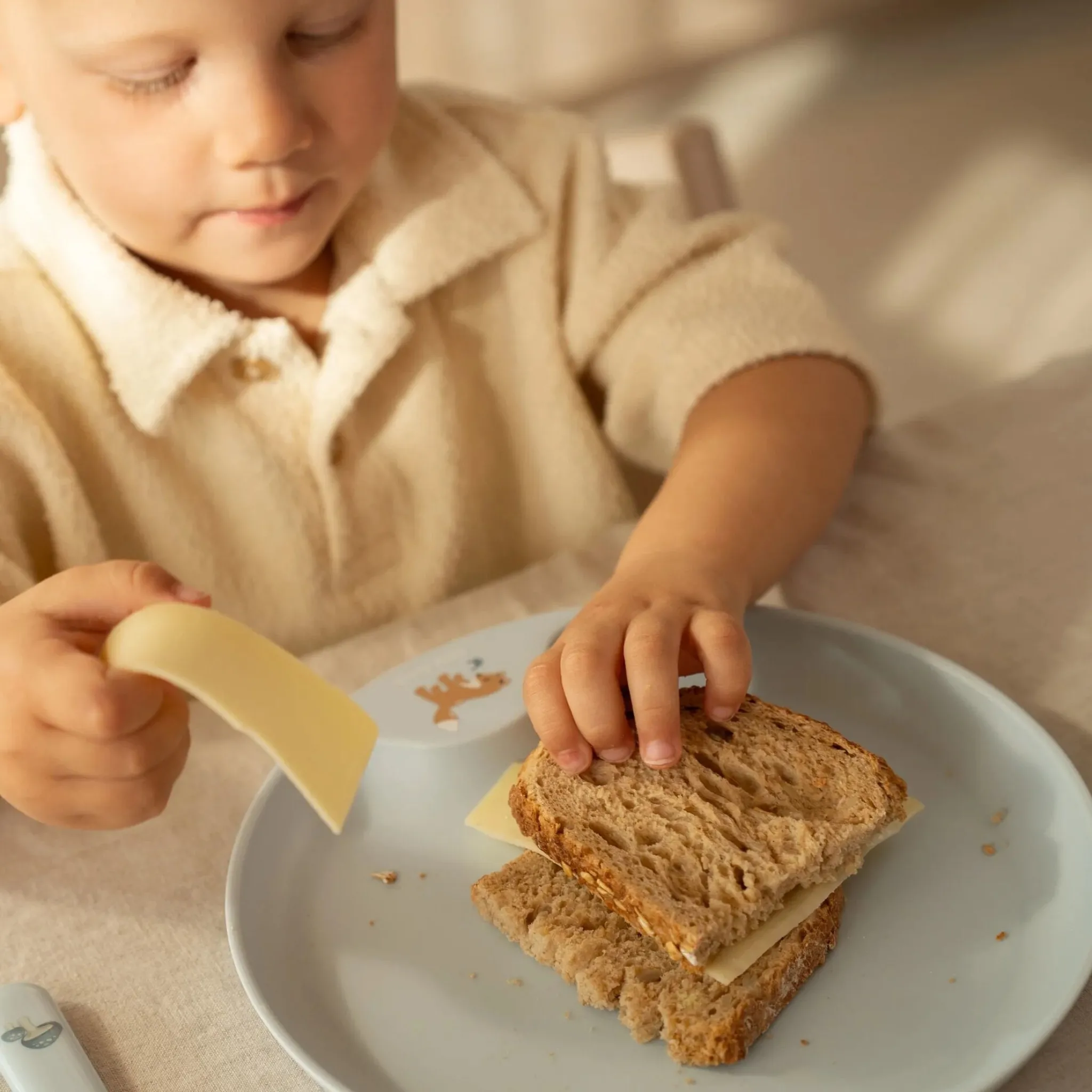 Little Dutch Children's plate Forest Friends Best