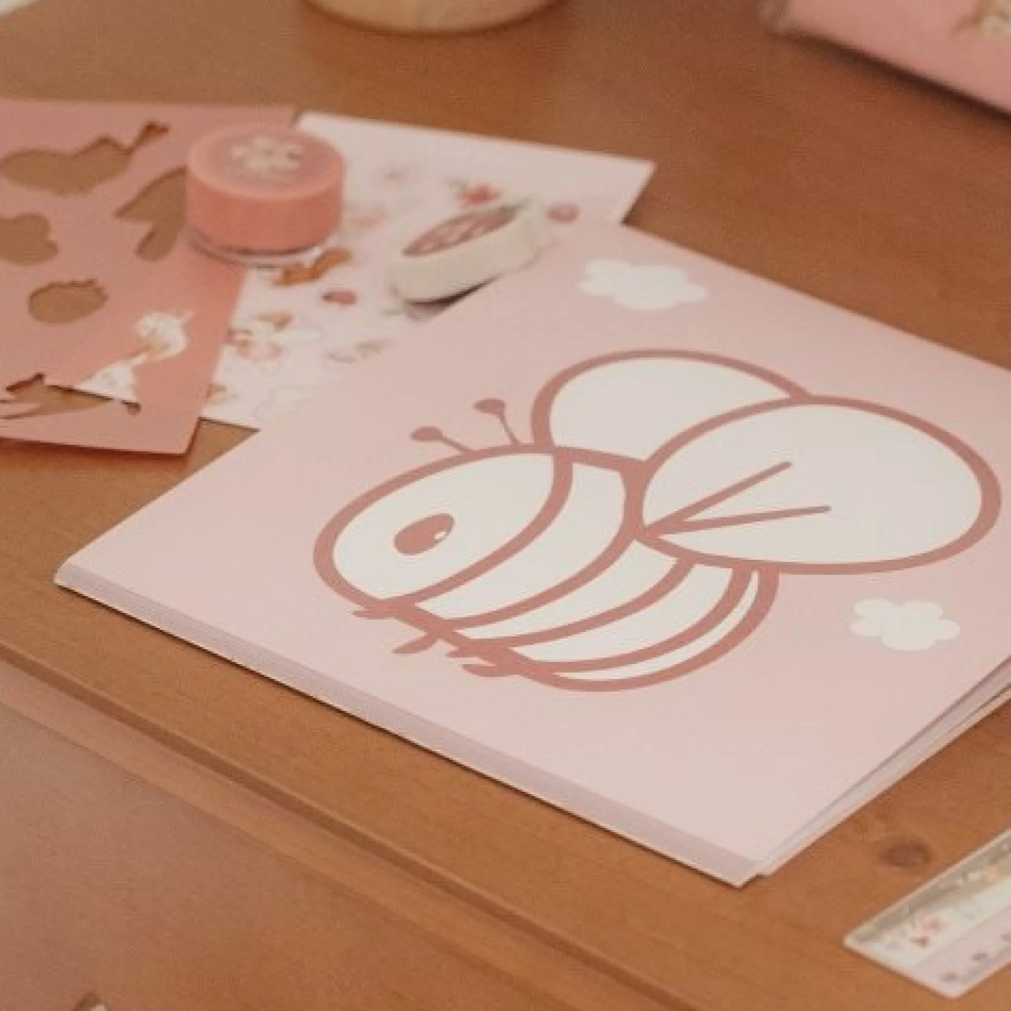 Little Dutch Coloring Book - Pink - Fairy Garden Online