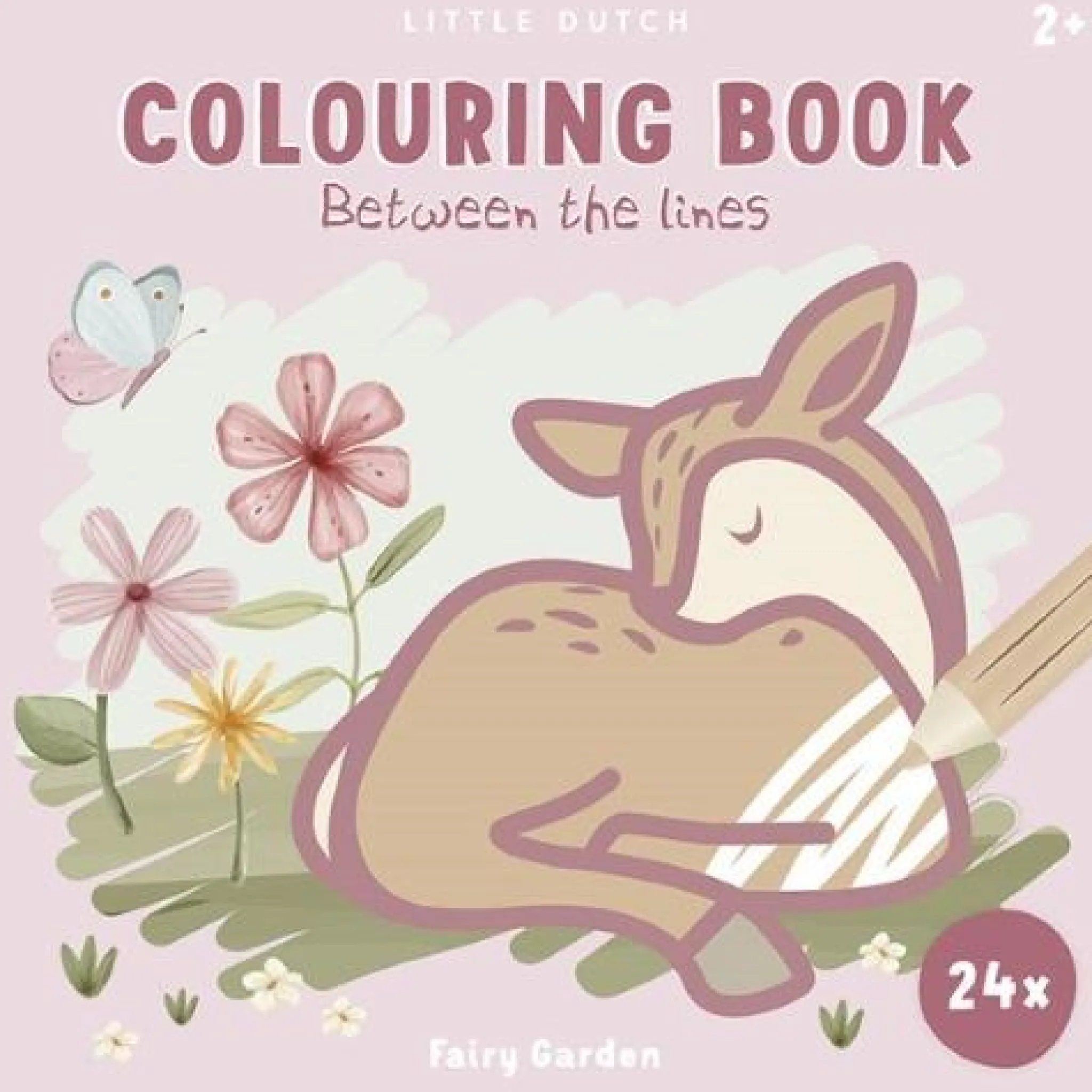 Little Dutch Coloring Book - Pink - Fairy Garden Online
