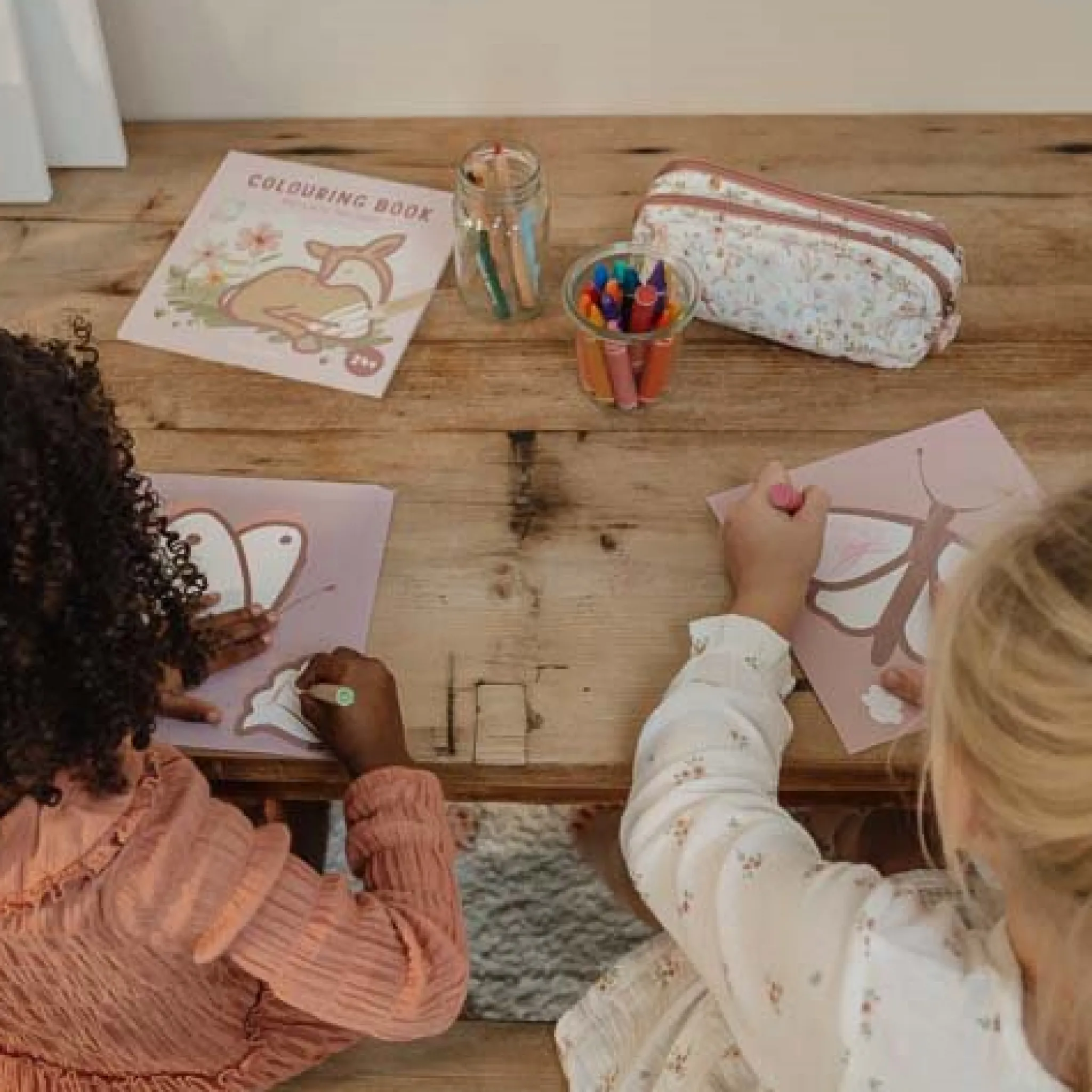 Little Dutch Coloring Book - Pink - Fairy Garden Online
