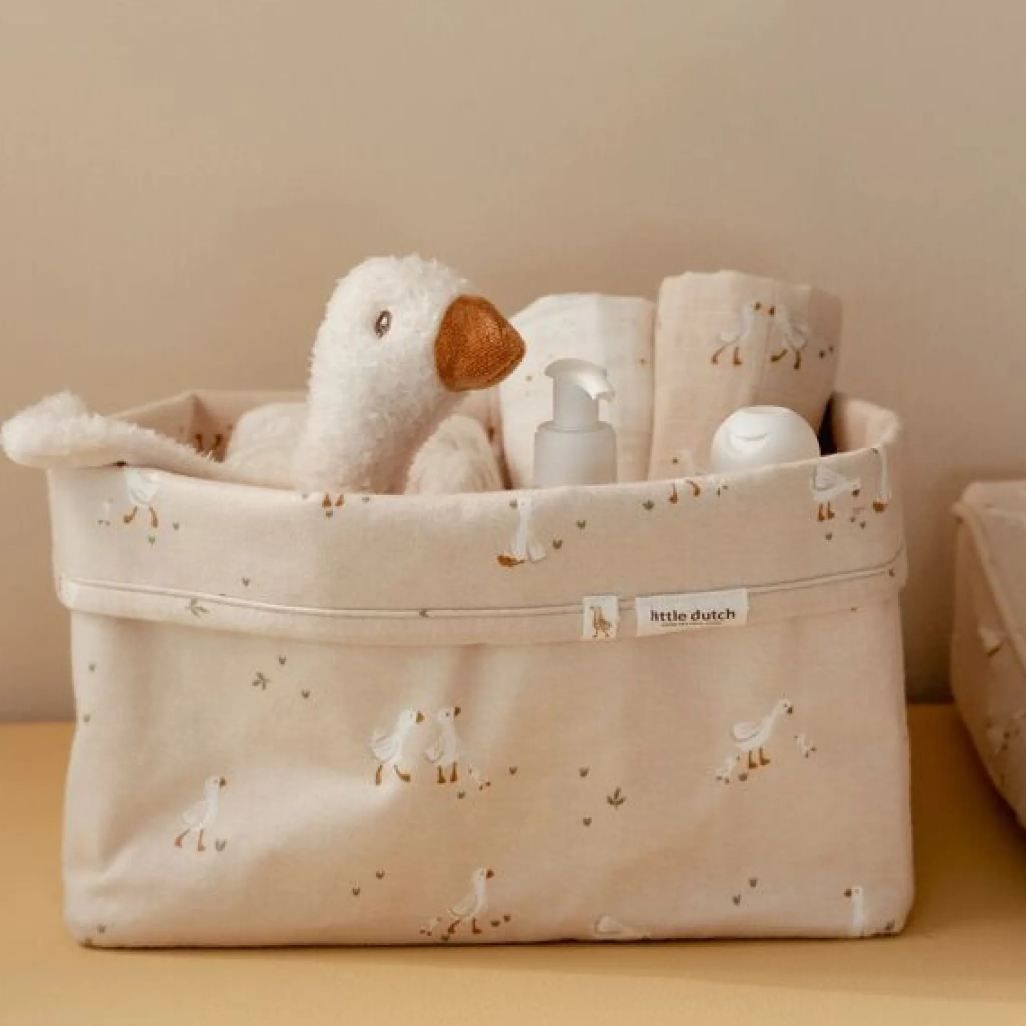Little Dutch Commodity basket large - White - Newborn Naturals - Little Goose Sale