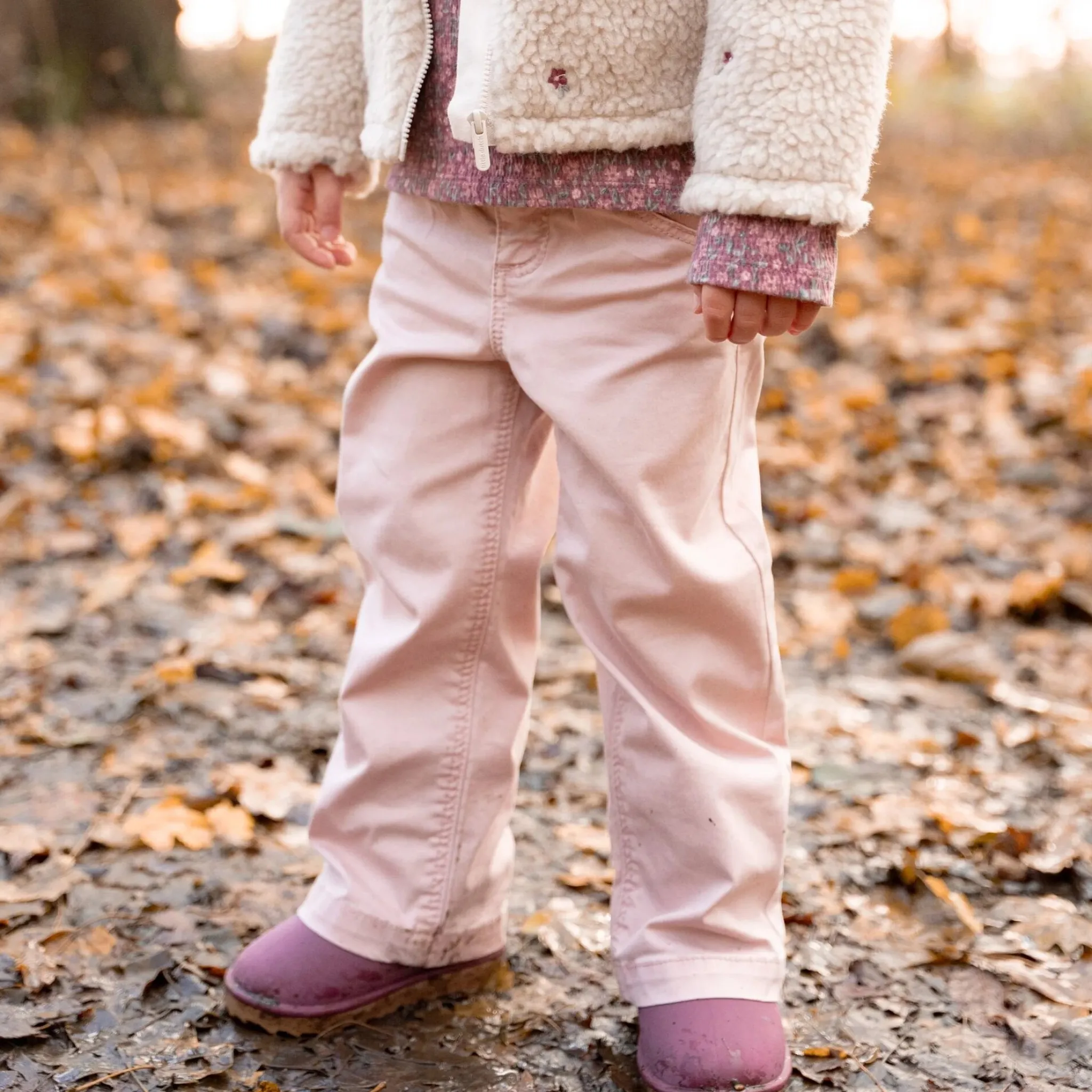 Little Dutch Cotton pants - Pink - Fairy Garden Discount
