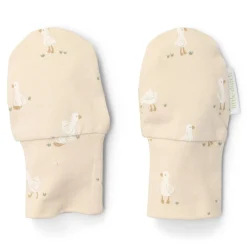 Little Dutch Crab mittens - Beige - Size one size - Newborn Naturals - Little Goose Outlet