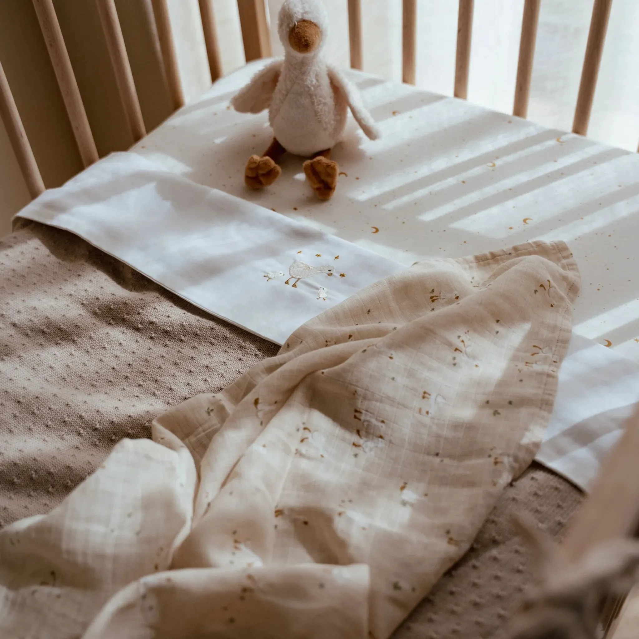 Little Dutch Cradle blanket - Beige - Essentials New