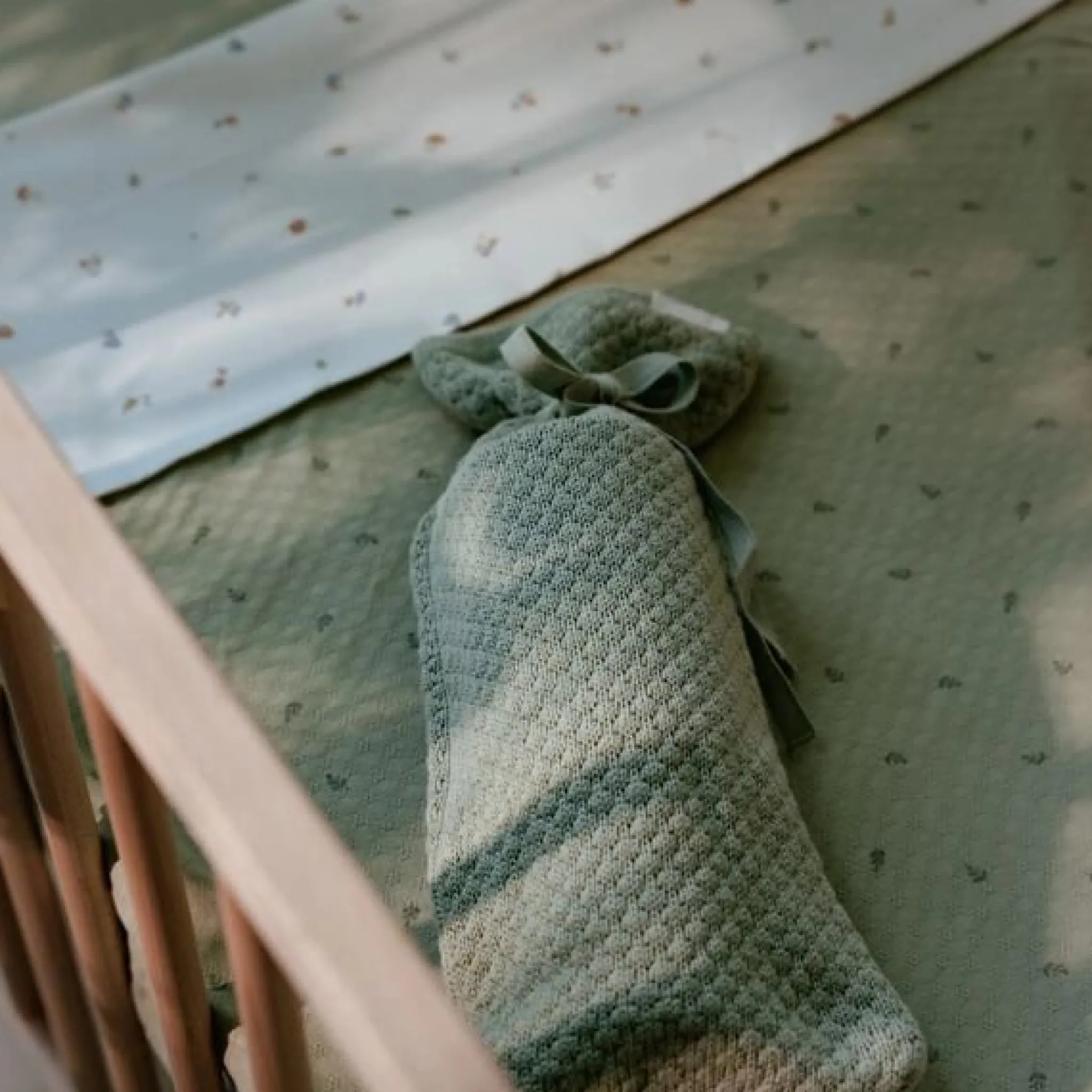 Little Dutch Cradle blanket - Green - Essentials Hot