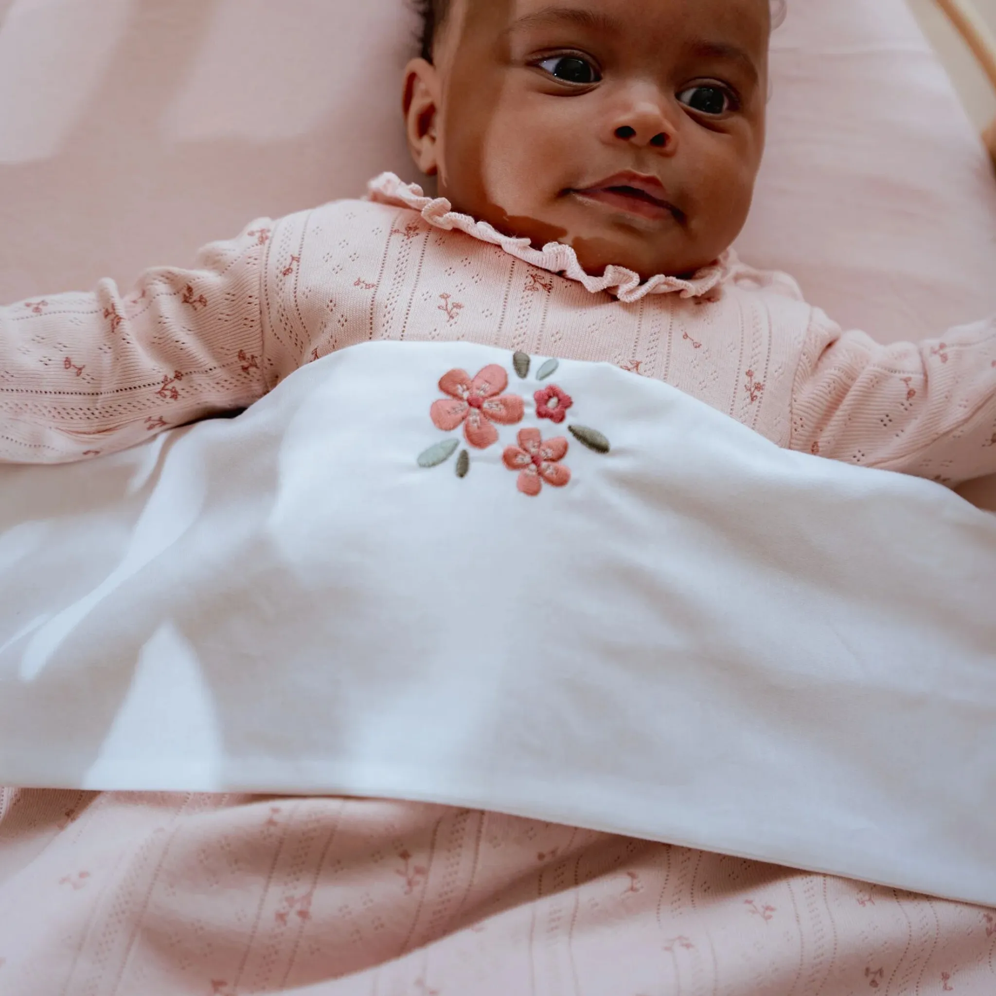 Little Dutch Cradle blanket - Pink - Essentials Clearance