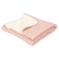 Little Dutch Cradle blanket - Pink - Fairy Garden - Fairy Floral