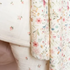 Little Dutch Cradle blanket - White - Fairy Garden - Fairy Blossom Best