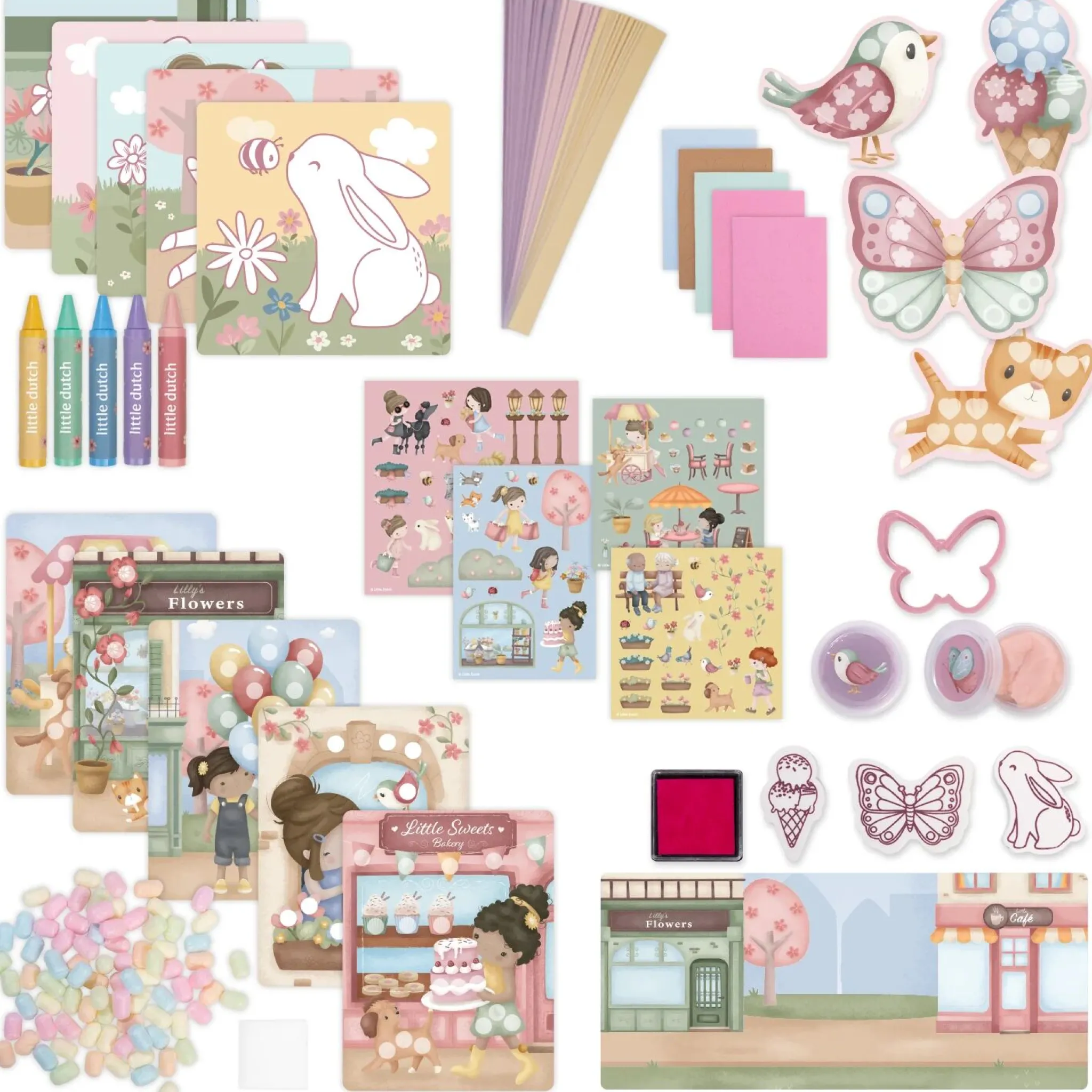Little Dutch Craft box - Essentials - Rosa