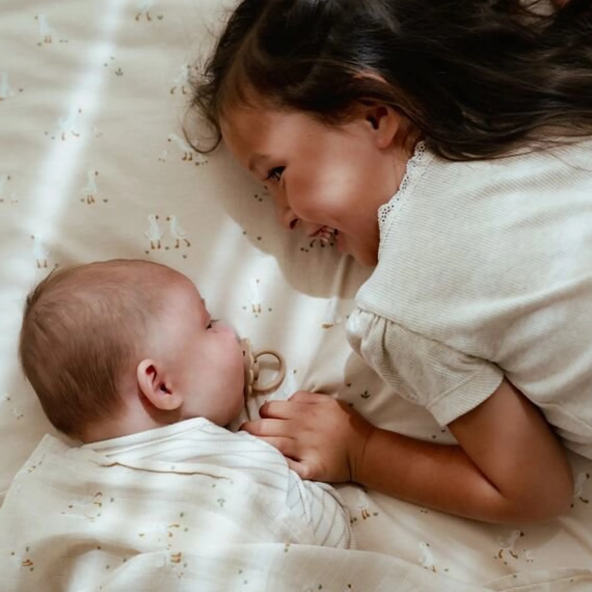 Little Dutch Crib blanket - Beige - Newborn Naturals - Little Goose New