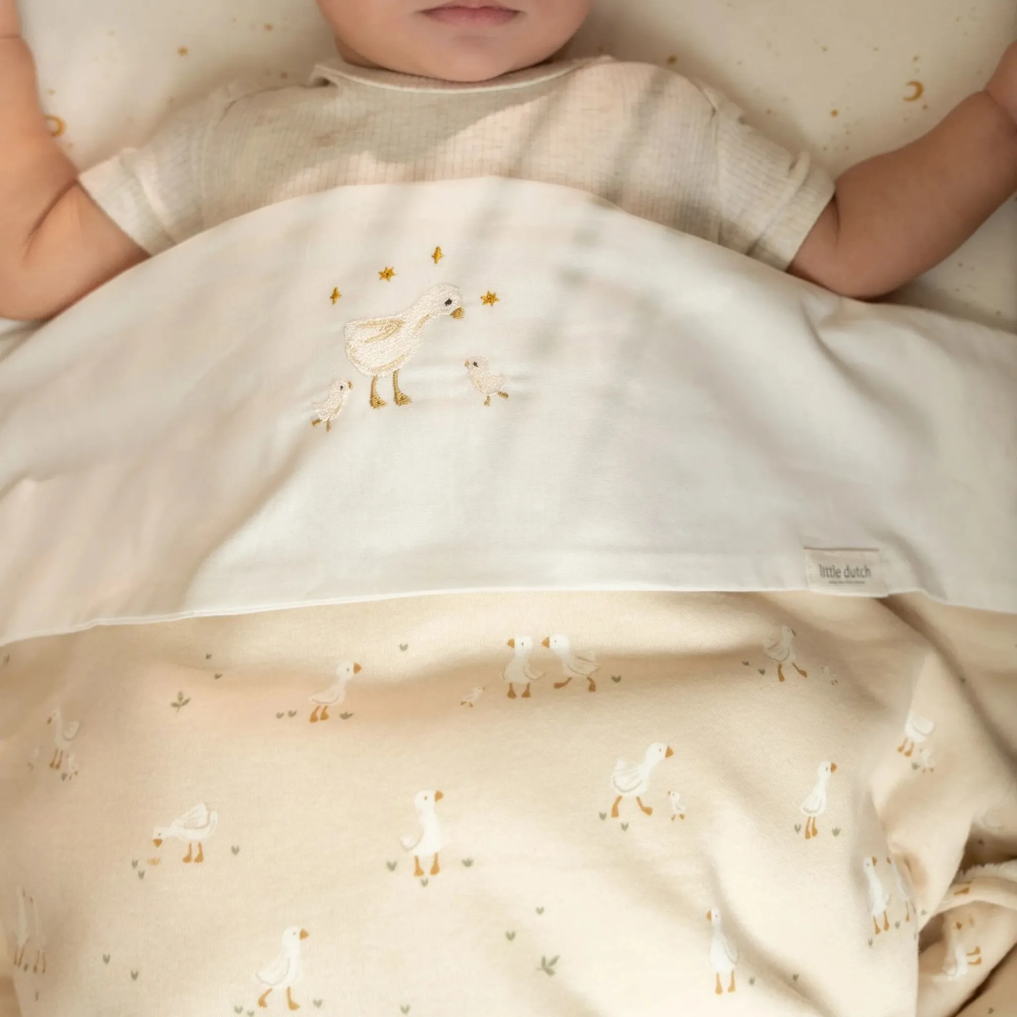 Little Dutch Crib blanket - Beige - Newborn Naturals - Little Goose Best