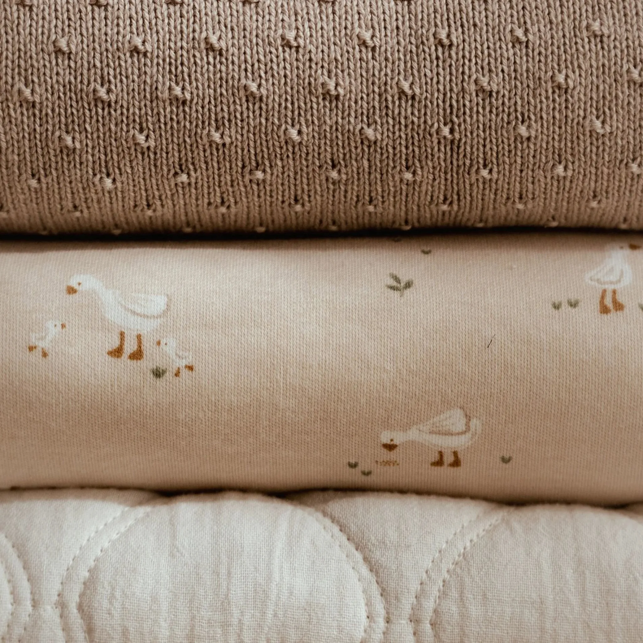 Little Dutch Crib blanket - Beige - Newborn Naturals - Little Goose Best