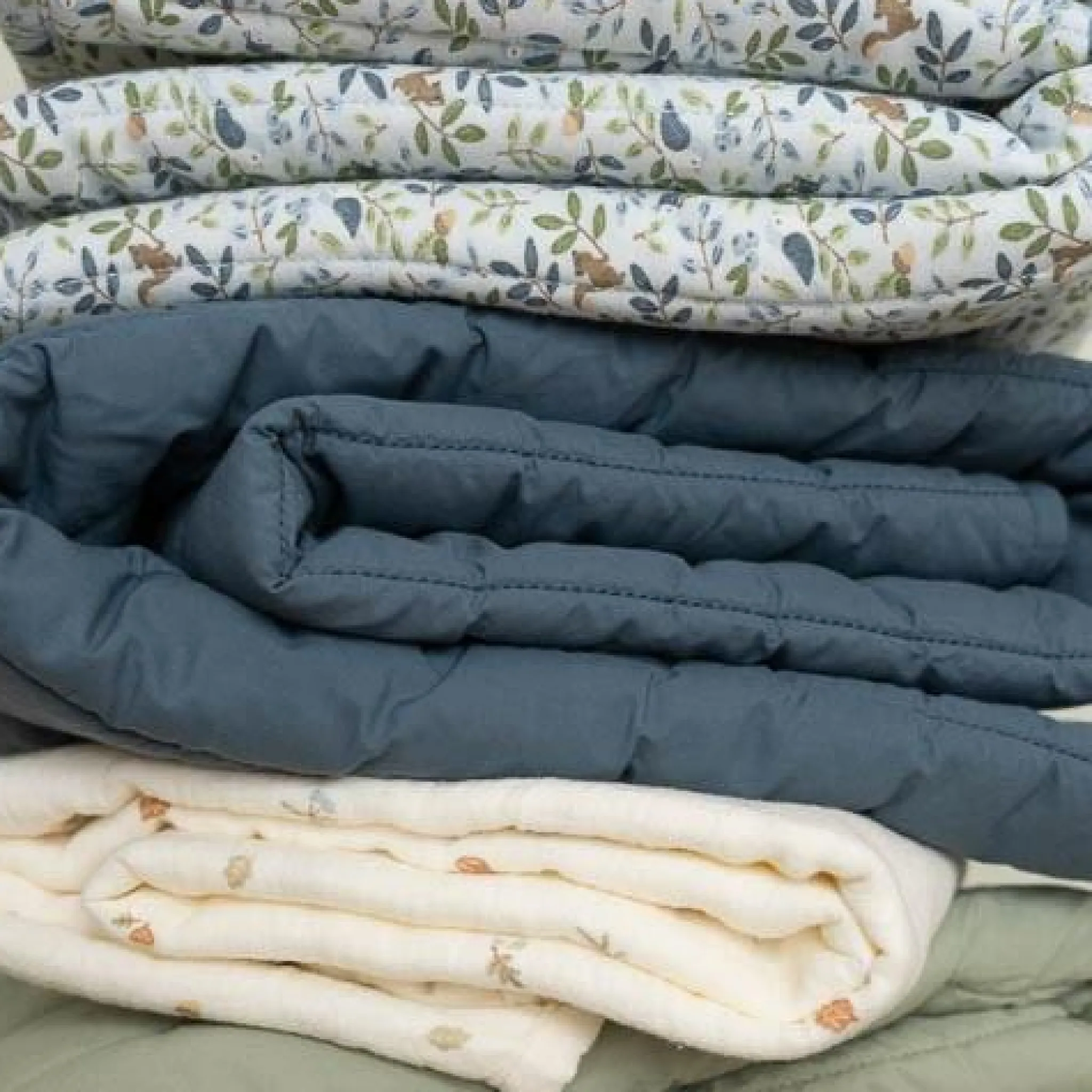 Little Dutch Crib blanket - Blue - Forest Friends Online