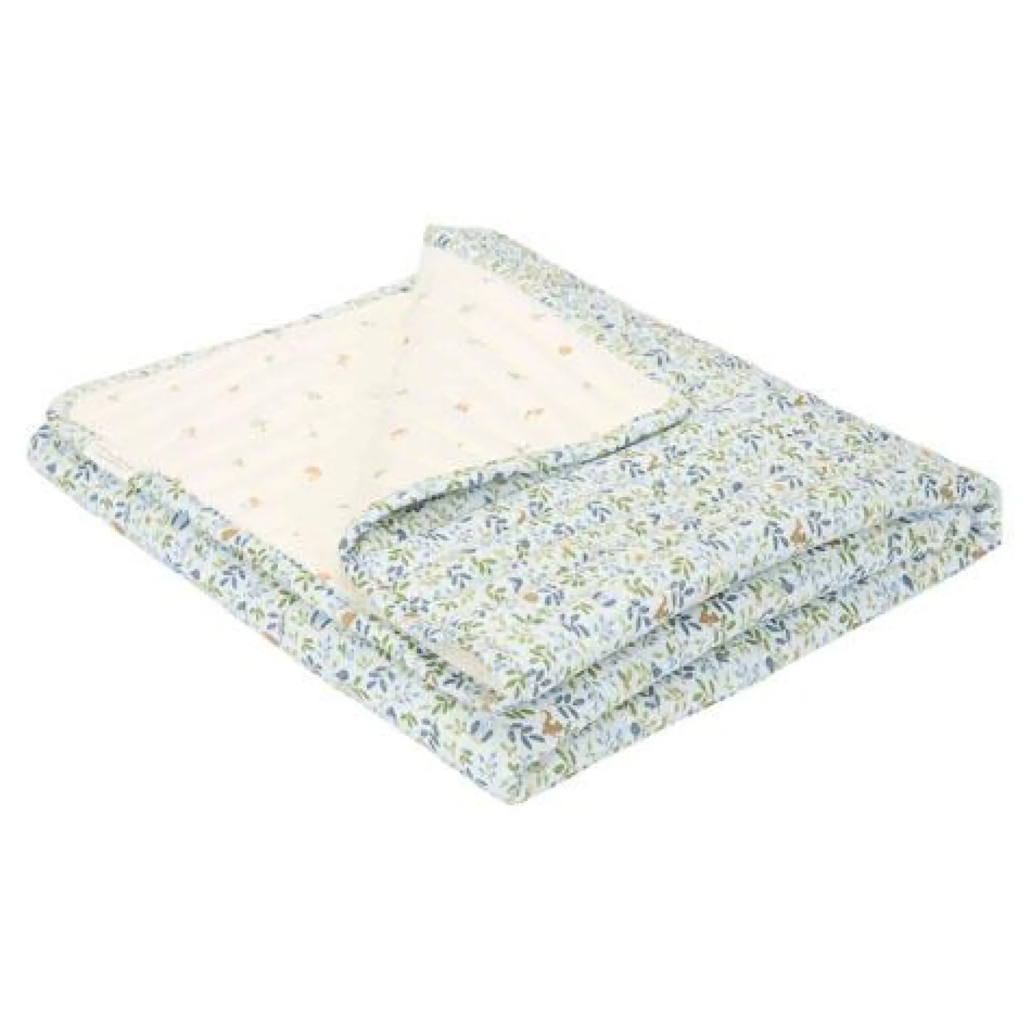 Little Dutch Crib blanket - Blue - Forest Friends - Forest Adventure Outlet