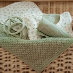 Little Dutch Crib blanket - Green - Essentials Discount