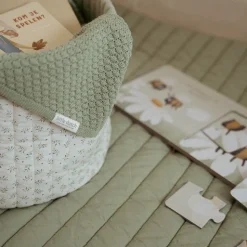 Little Dutch Crib blanket - Green - Essentials Discount