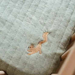 Little Dutch Crib blanket - Green - Forest Friends Sale