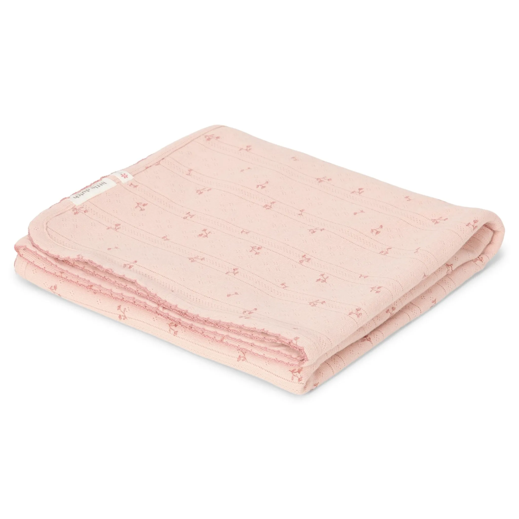 Little Dutch Crib blanket - Pink - Essentials Discount