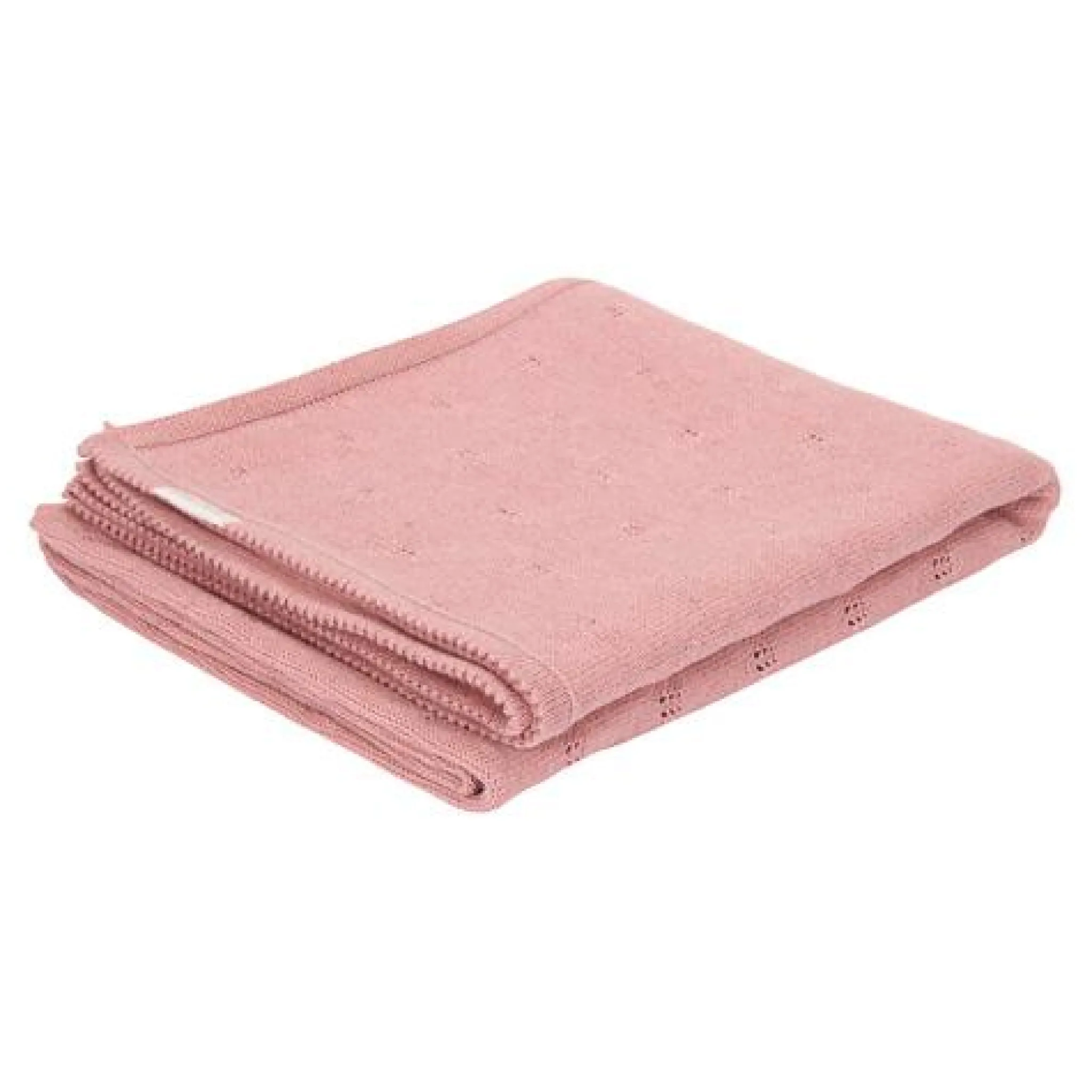 Little Dutch Crib blanket - Pink - Essentials Outlet