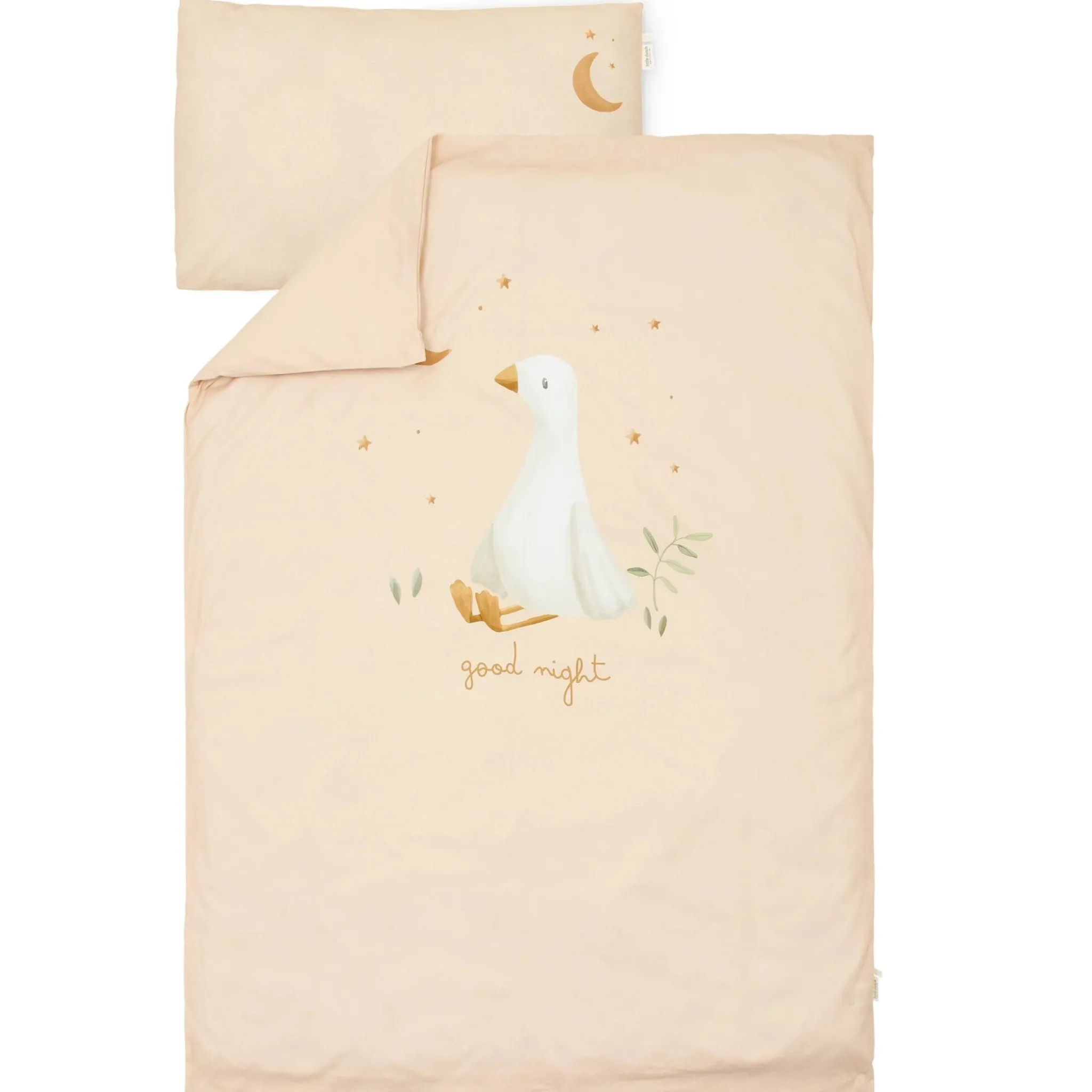 Little Dutch Crib duvet cover - Beige - Newborn Naturals - Little Goose Sale