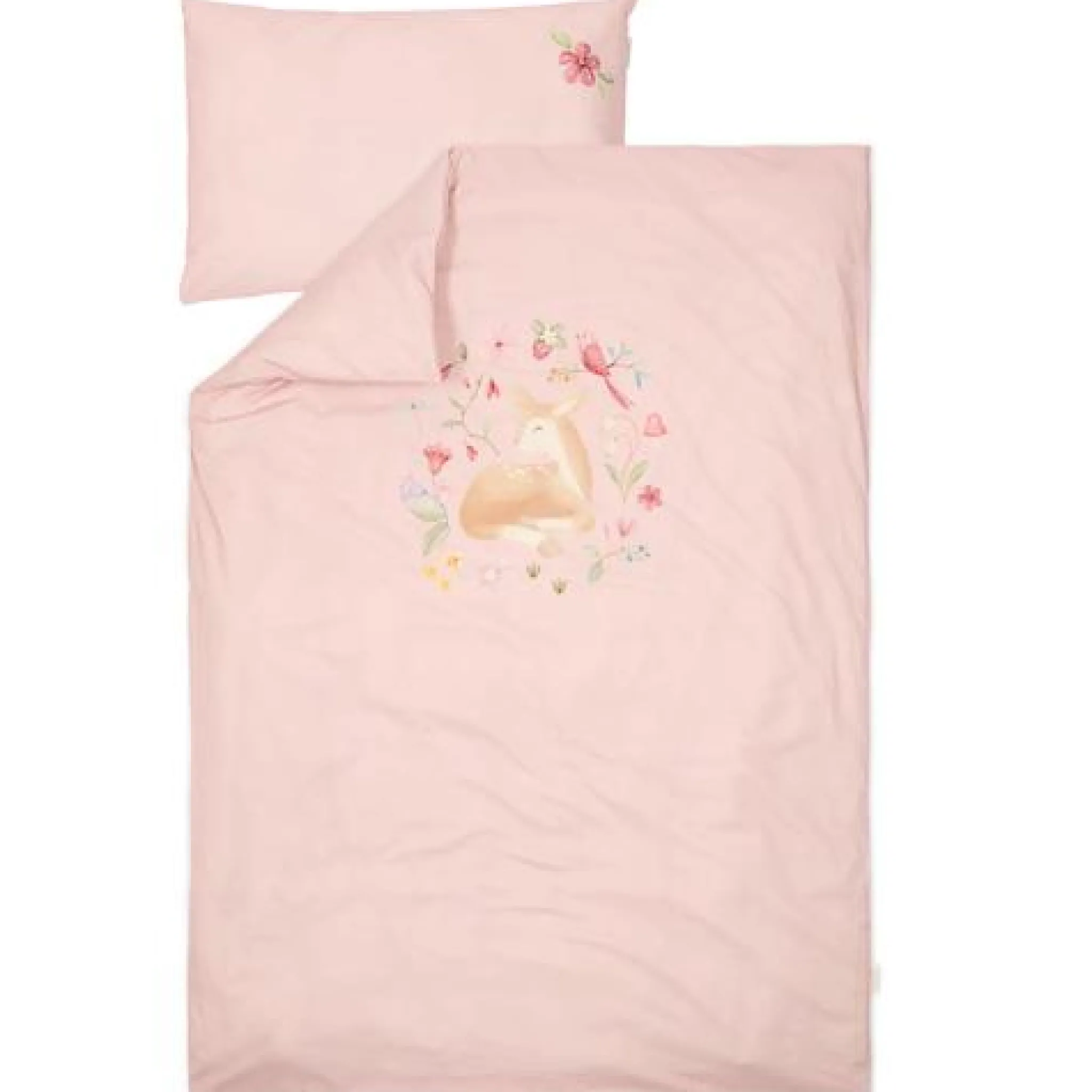Little Dutch Crib Duvet Cover - Pink - Fairy Garden - Fairy Blossom Best