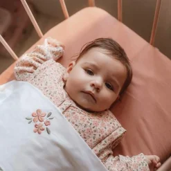 Little Dutch Crib fitted sheet - Pink - Essentials