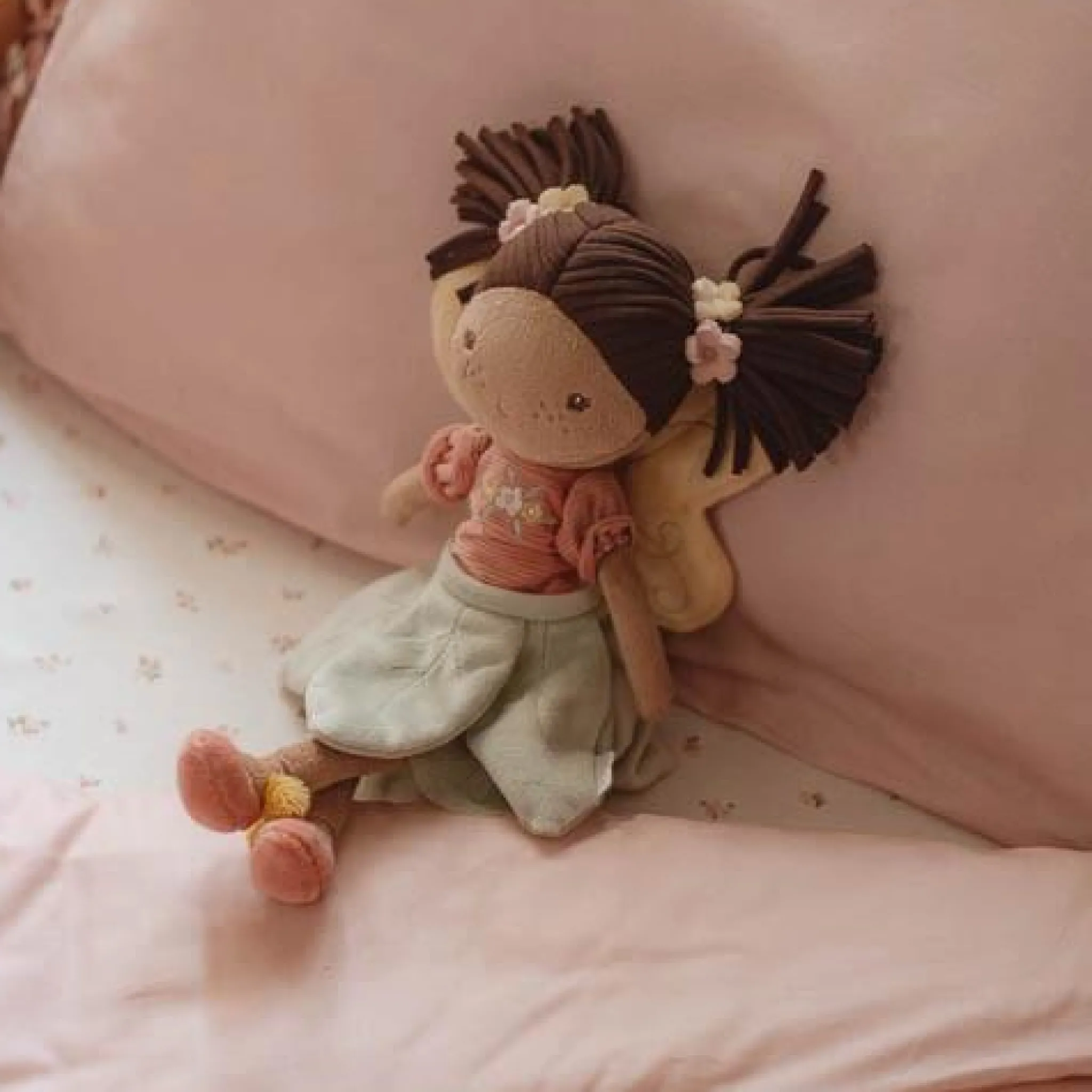 Little Dutch Crib fitted sheet - White - Fairy Garden - Fairy Blossom Hot
