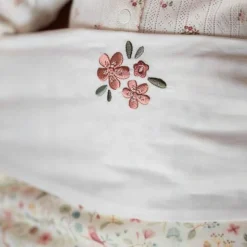 Little Dutch Crib Sheet - White - Fairy Garden - Fairy Flowers Hot