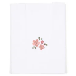 Little Dutch Crib Sheet - White - Fairy Garden - Fairy Flowers Hot