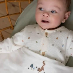 Little Dutch Crib sheet - White - Forest Friends New