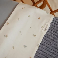 Little Dutch Crib Sheet - White - Forest Friends - Forest Treasures Sale