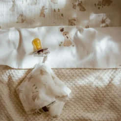 Little Dutch Crib sheet - White - Newborn Naturals - Baby Bunny Hot
