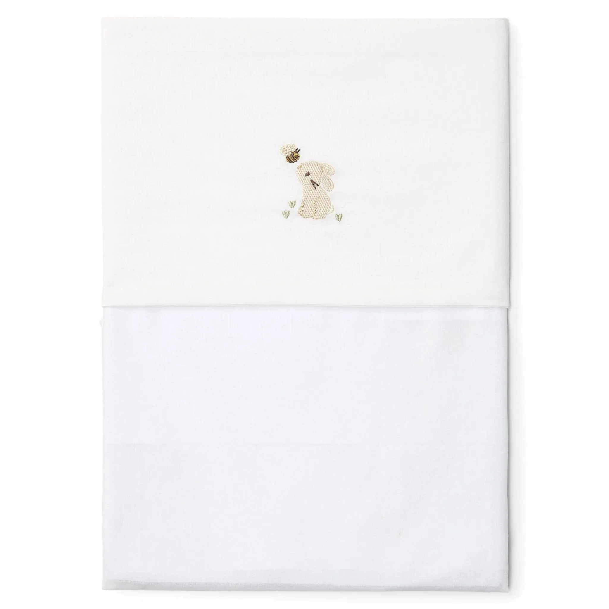 Little Dutch Crib sheet - White - Newborn Naturals - Baby Bunny Hot
