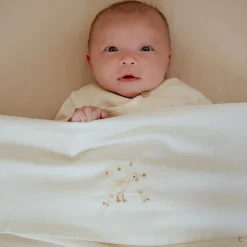 Little Dutch Crib sheet - White - Newborn Naturals - Little Goose Clearance
