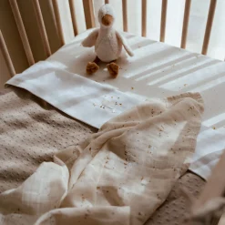 Little Dutch Crib sheet - White - Newborn Naturals - Little Goose Clearance
