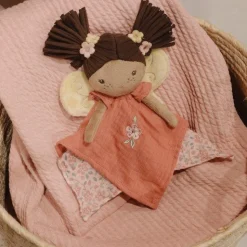 Little Dutch Cuddle cloth Fairy Evi - Pink - Fairy Garden