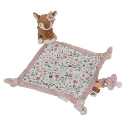 Little Dutch Cuddle cloth print Deer - Fairy Garden - Pink - Fairy Garden Outlet