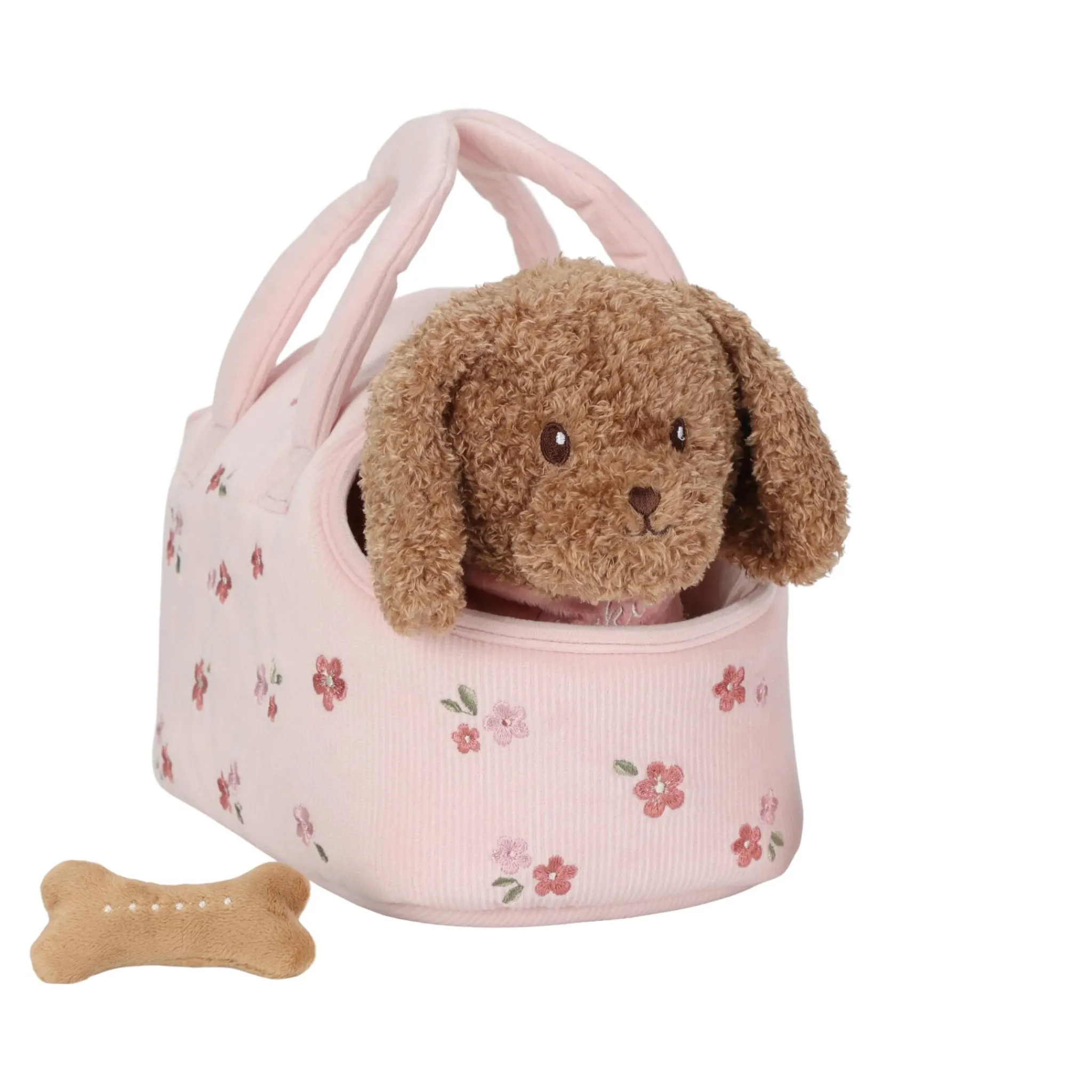 Little Dutch Cuddle dog in bag – Pink – Essentials New