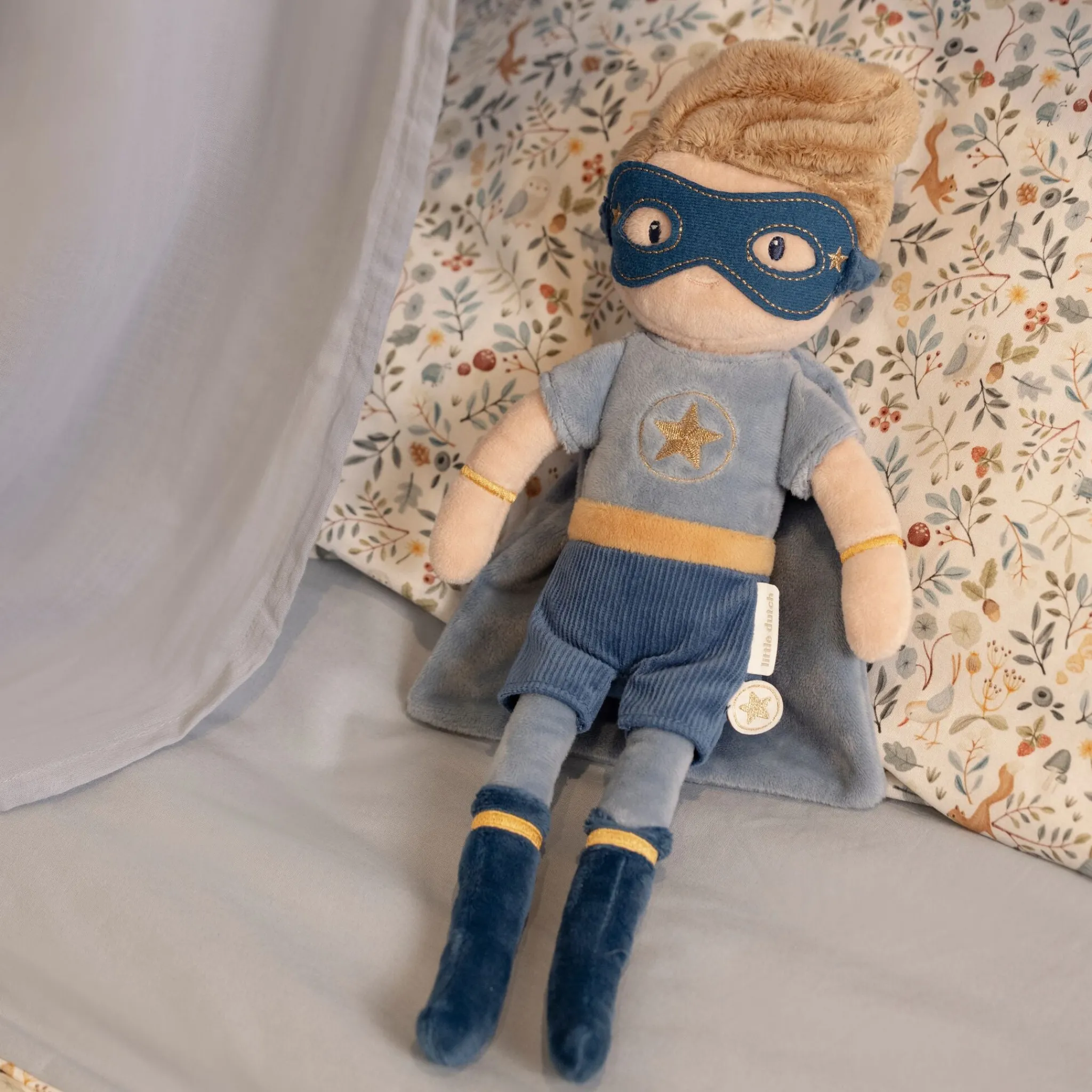 Little Dutch Cuddle Doll Superhero Jim - 35 cm Discount