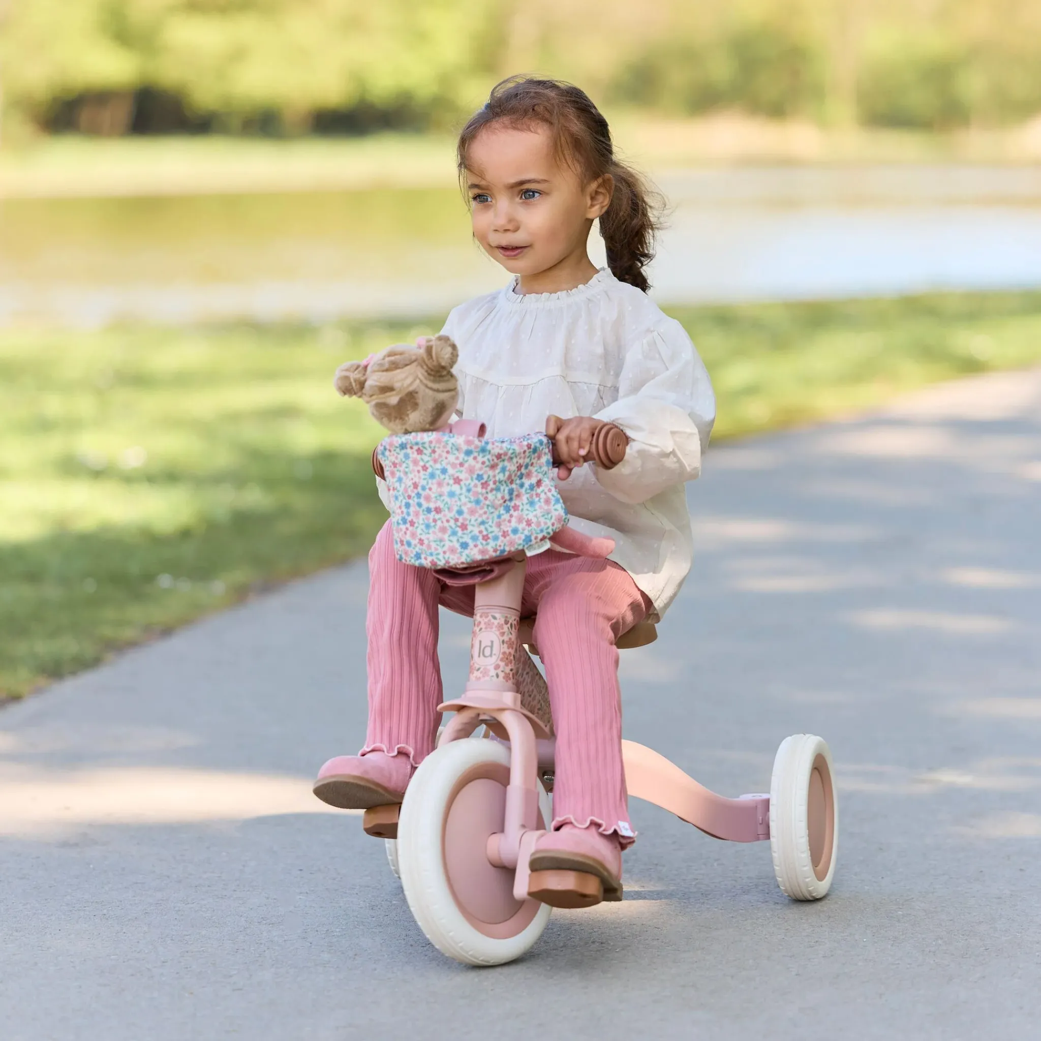 Little Dutch Doll bike seat - Pink Hot