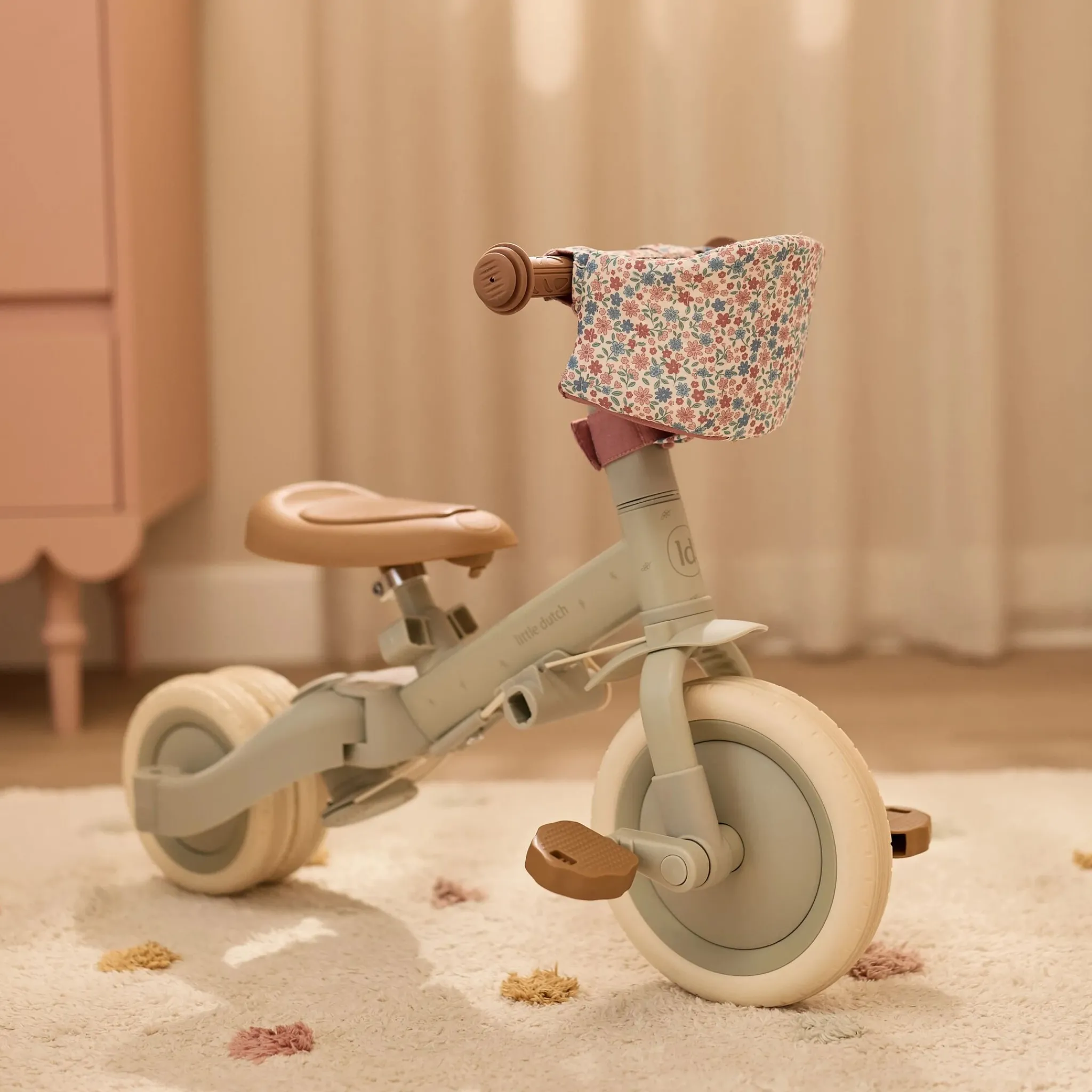 Little Dutch Doll bike seat - Pink Hot