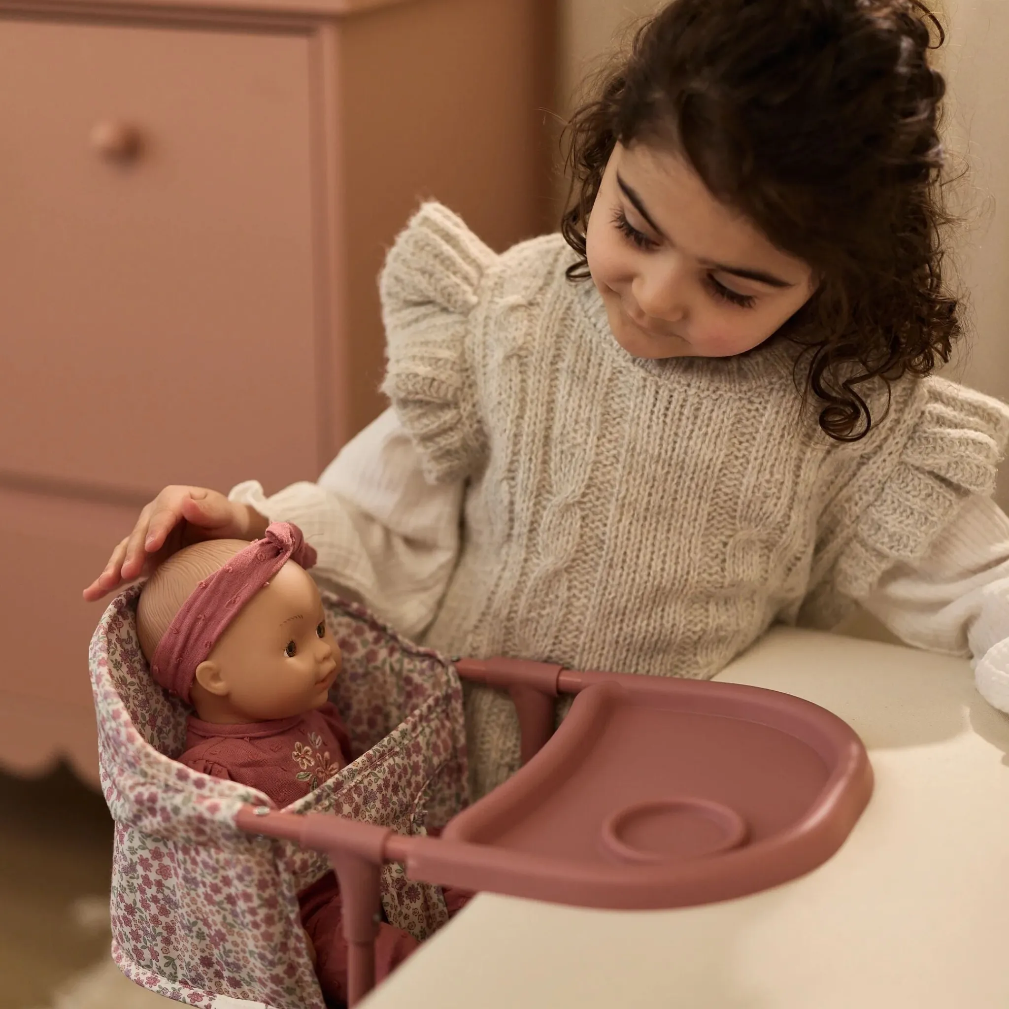 Little Dutch Doll table chair - Pink Online