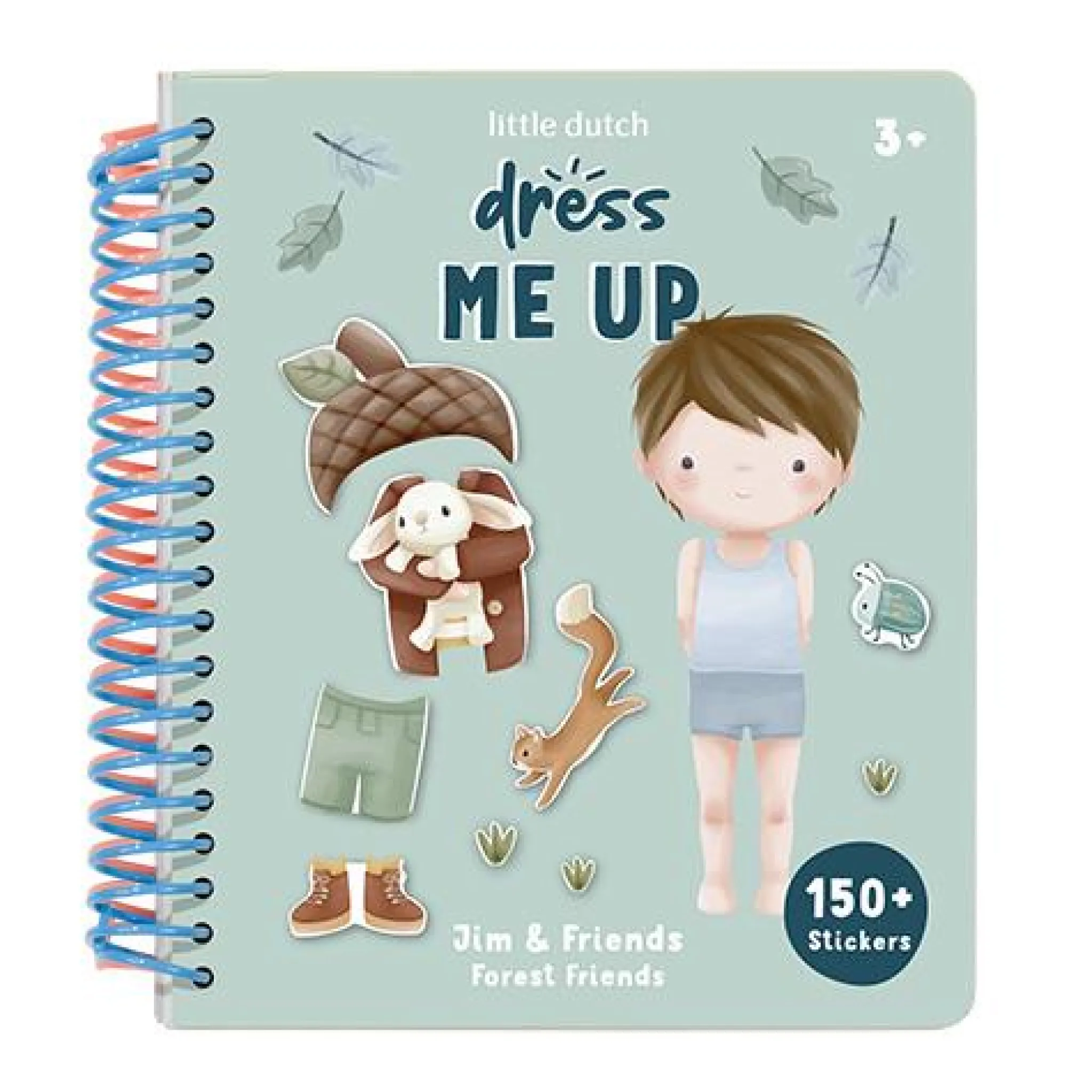 Little Dutch Dressing and sticker book - Forest Friends New