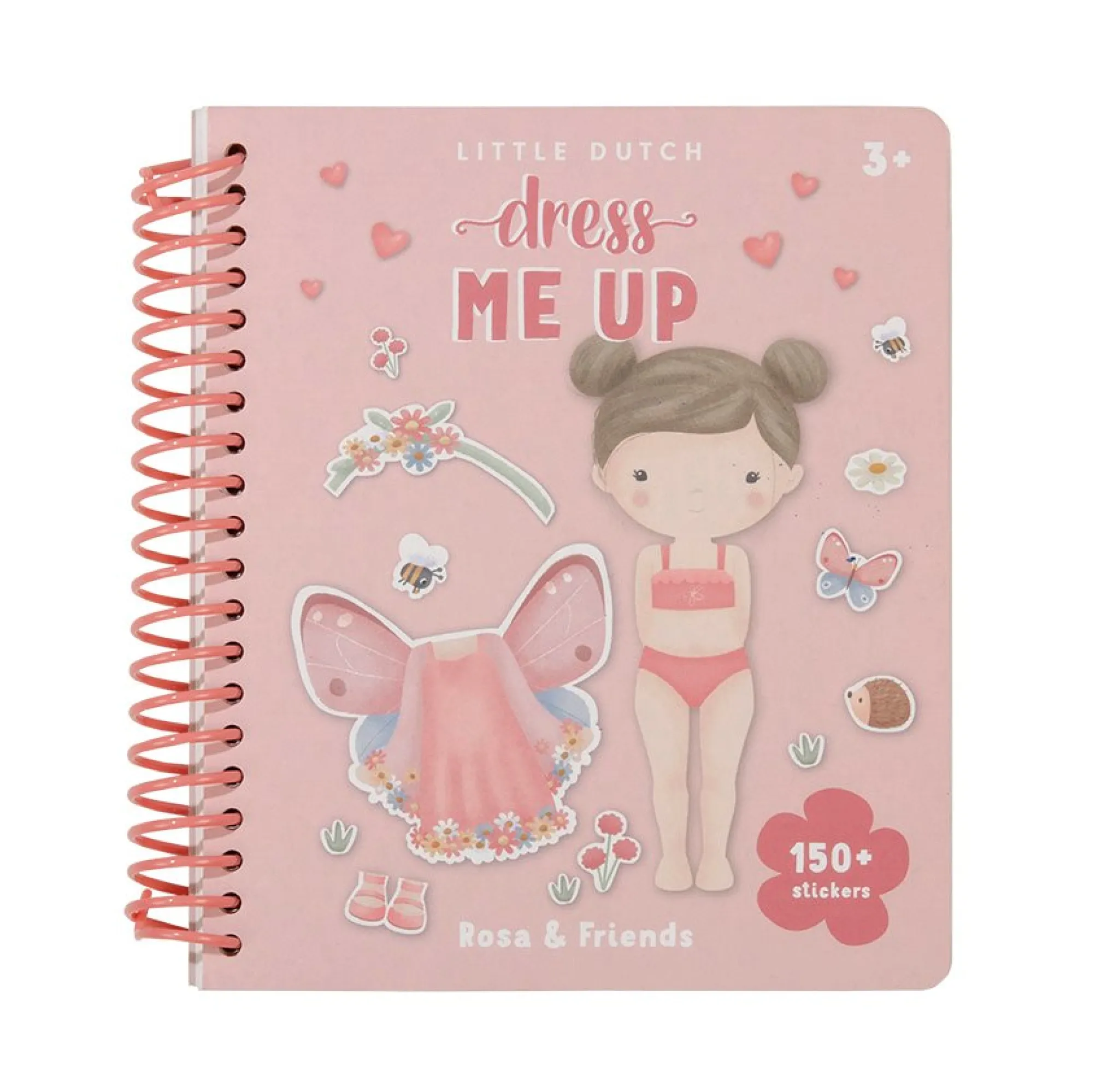 Little Dutch Dressing and sticker book Rosa & Friends