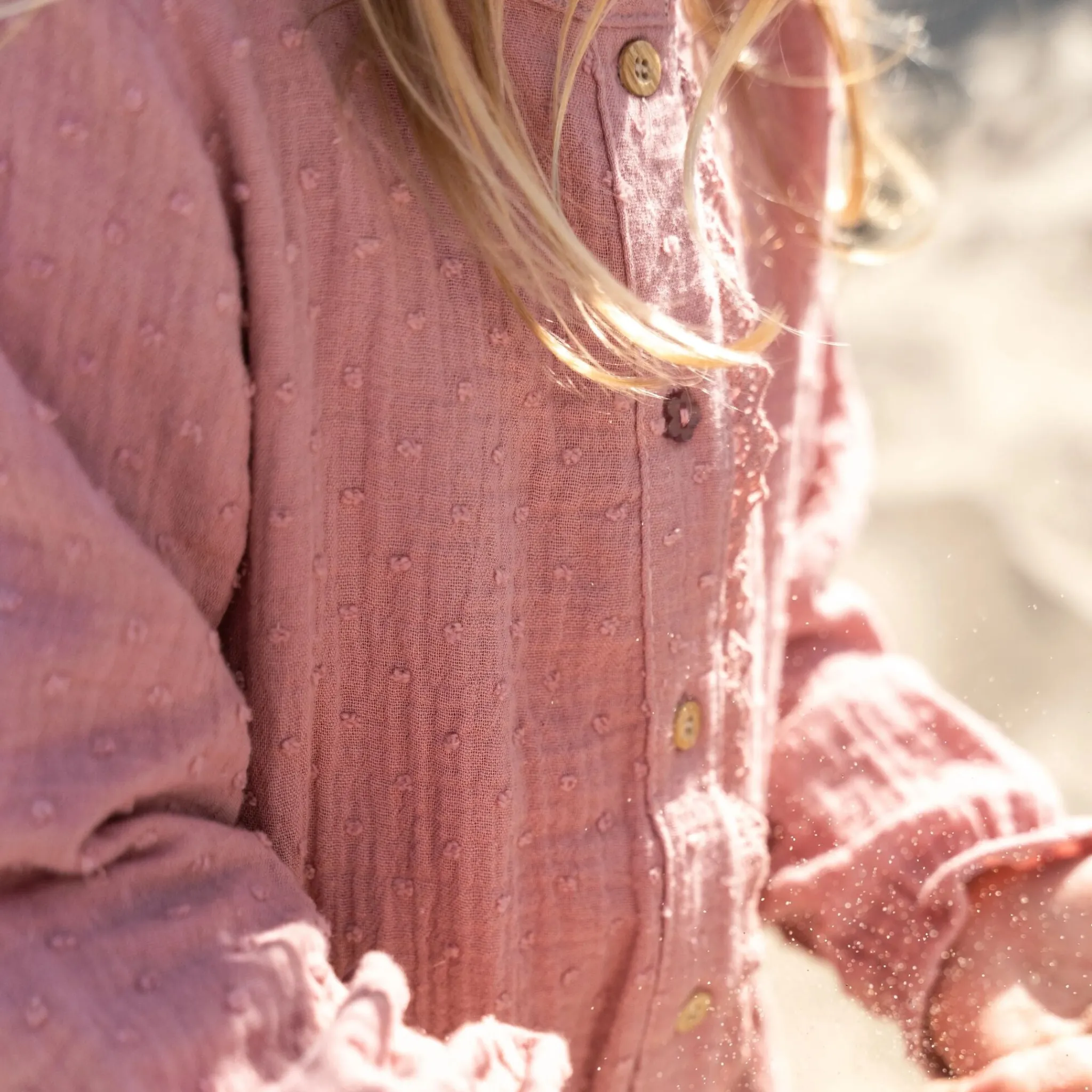 Little Dutch Dress - Long Sleeve - Pink Outlet