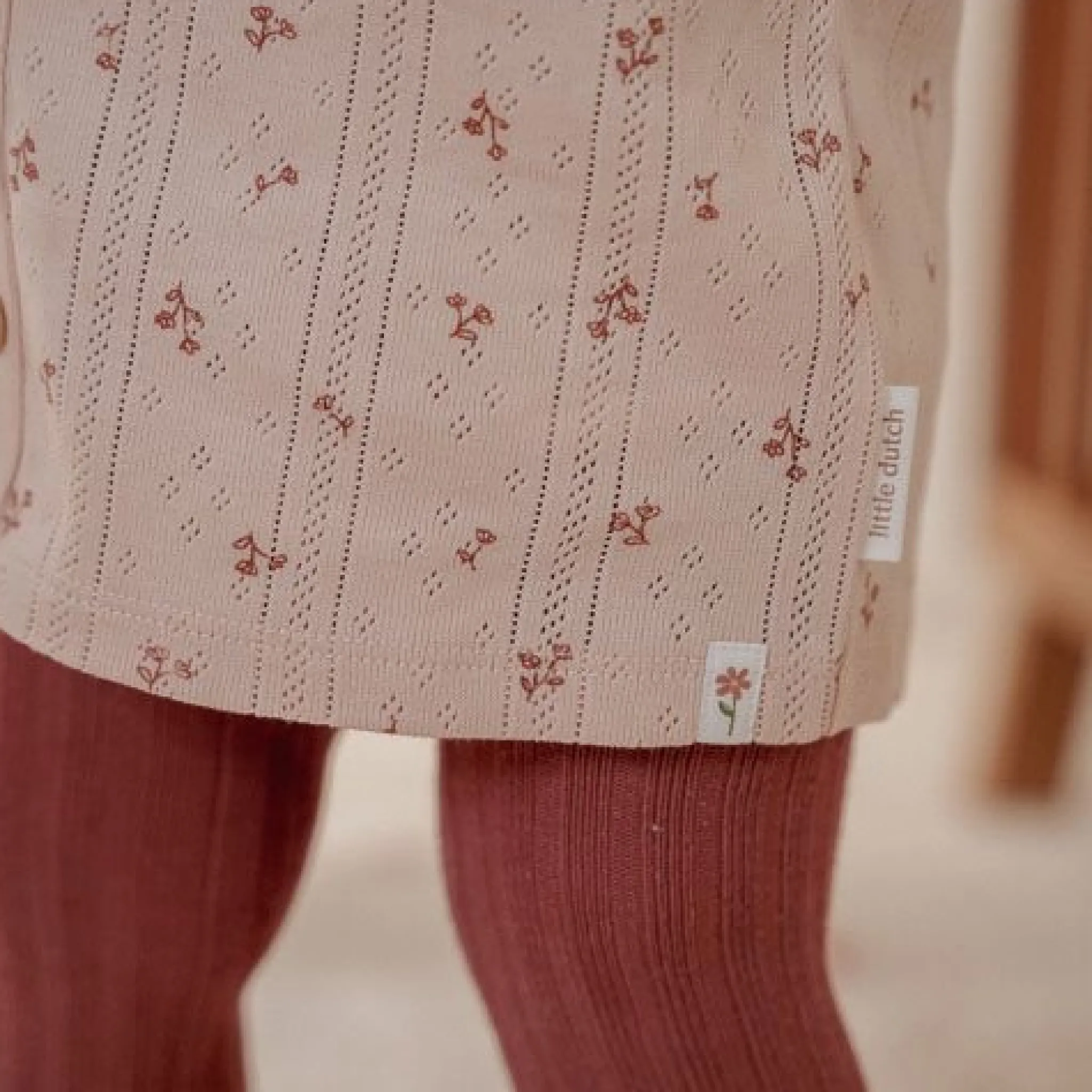Little Dutch Dress long sleeve - Pink - Fairy Garden - Fairy Flowers Sale