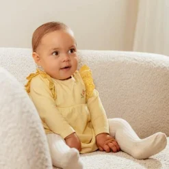 Little Dutch Dress long sleeve - Yellow - Little Farm - Checkered Clearance