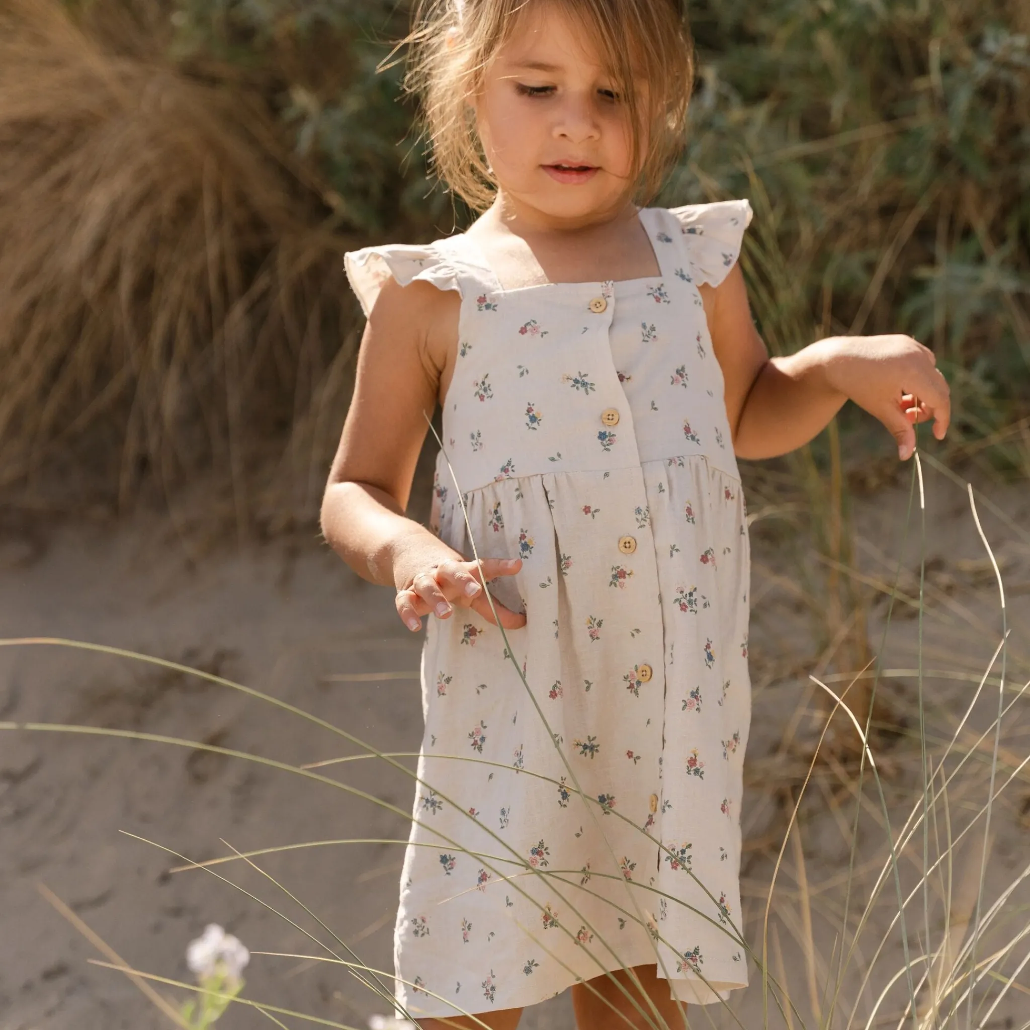 Little Dutch Dress - Sleeveless - Sand - Fairy Bloom New