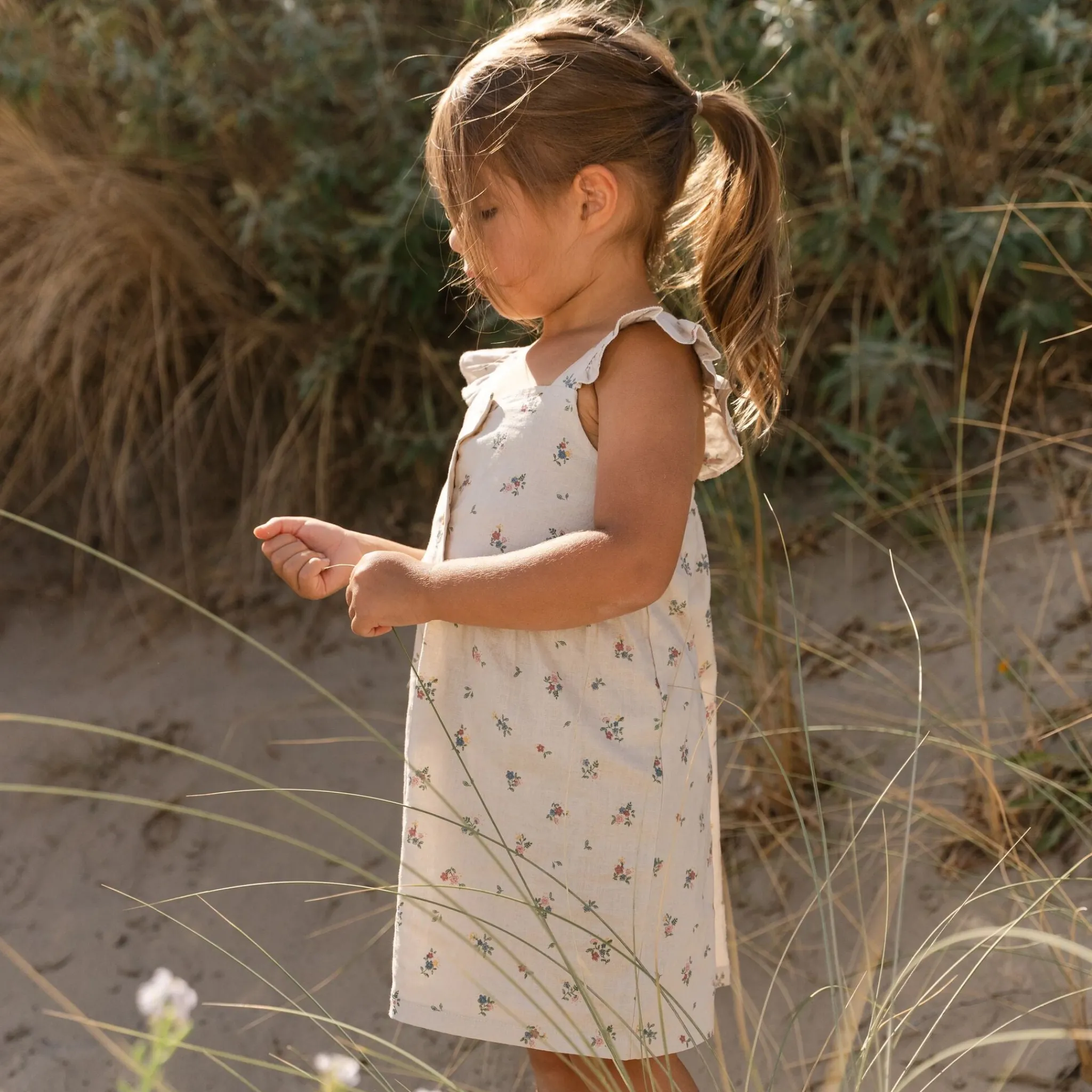 Little Dutch Dress - Sleeveless - Sand - Fairy Bloom New