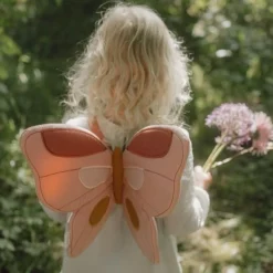 Little Dutch Fairy wings and magic wand - Pink - Fairy Garden